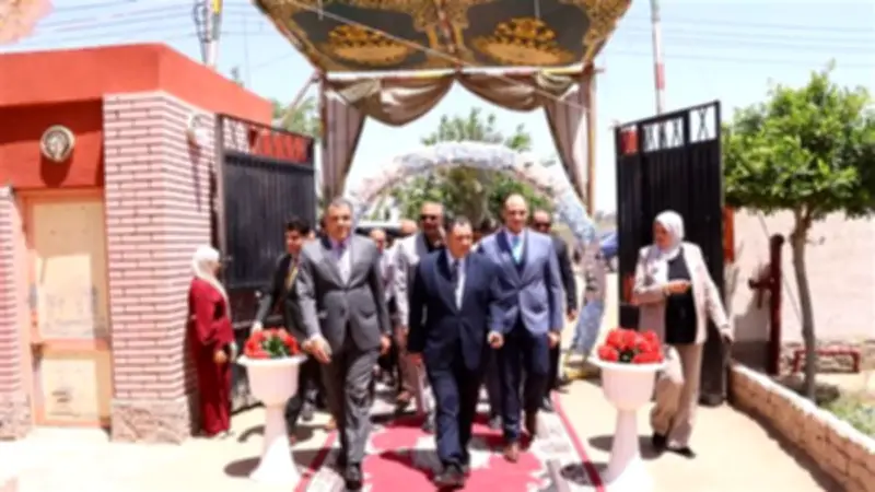 محافظ دمياط يفتتح مدرسة الشهيد سليمان مرعي بعد تطويرها بفارسكور