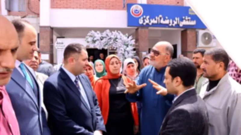 محافظ دمياط يفتتح أعمال تطوير مستشفى الروضة المركزي