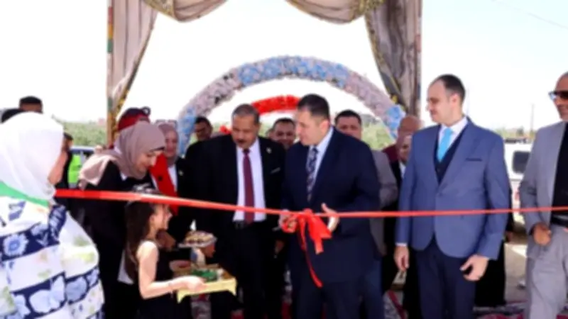 محافظ دمياط يفتتح محطة رفع تفتيش السرو الرئيسية