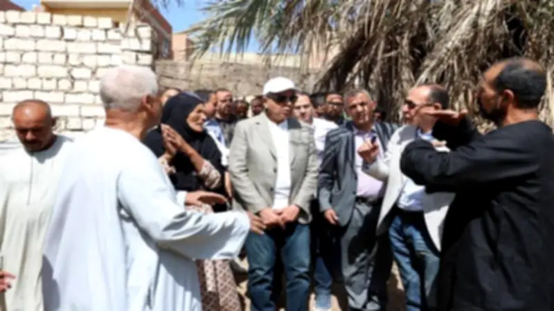 المنيا: إنشاء سور خرساني وتبطين ترعة لحماية منازل عزبة البيضاء