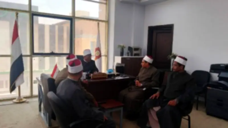 مدير أوقاف الوادي الجديد يضع خطة لتعزيز الانضباط الإداري والدعوي بالمساجد