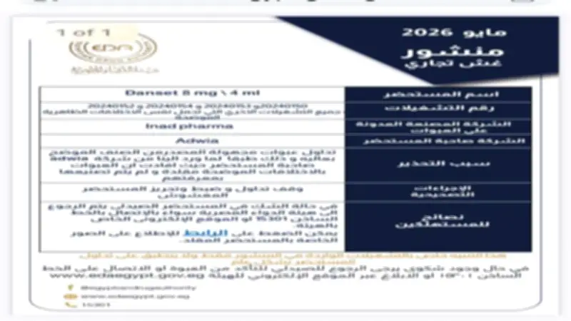 احذر العبوات المقلدة.. هيئة الدواء تسحب مستحضرات لعلاج تساقط الشعر