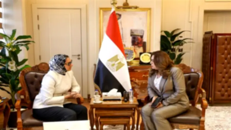 وزيرة التنمية المحلية تتابع ملفات التصالح والخدمات مع محافظ الوادي الجديد