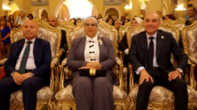 رئيسة القومي للمرأة تشارك في احتفال اليوبيل الماسي لكنيسة الكلدان بالقاهرة