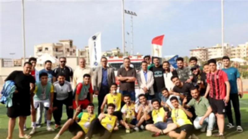 جامعة المنصورة الأهلية تكرم أبطال دوري الجامعة وتخلد ذكرى الطالب كريم حشيش