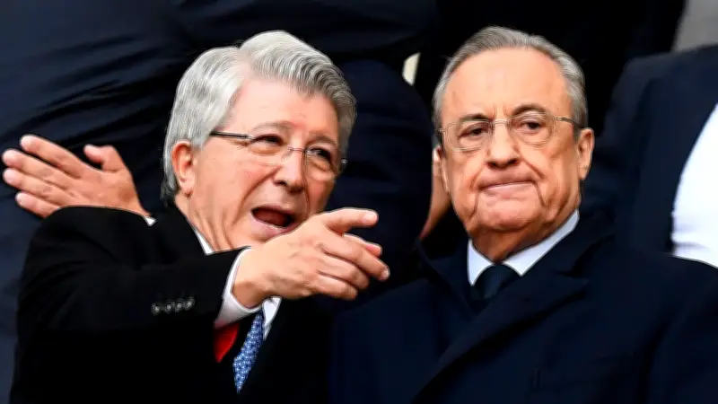 رئيس أتلتيكو مدريد يرد على تصريحات بيريز: نحن سعداء ولن ننتحر