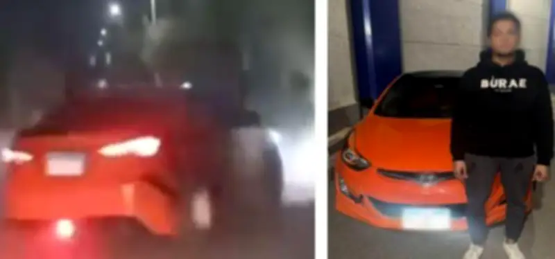 ضبط قائد سيارة يعرض حياة المواطنين للخطر بحركات استعراضية في البحيرة