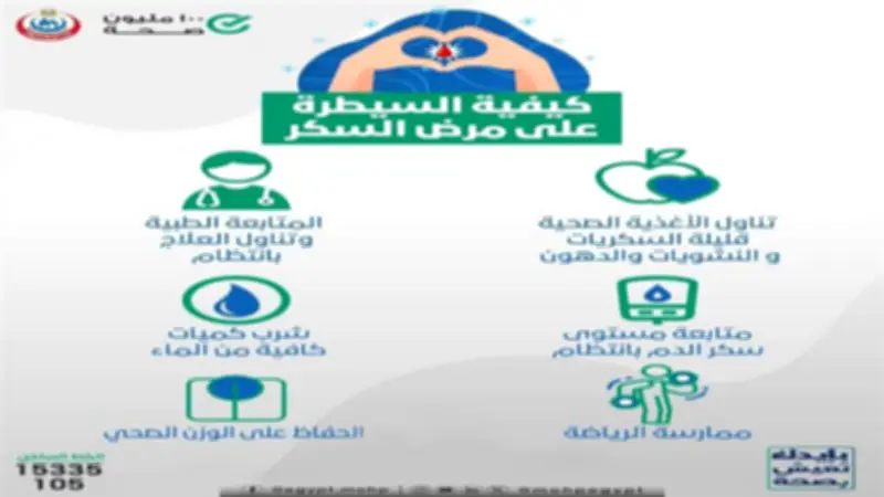 رسالة عاجلة من وزارة الصحة لمرضى السكر لتجنب المخاطر