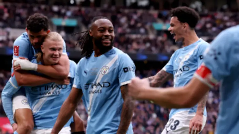 تحفة سيمينيو تمنح مانشستر سيتي لقب كأس الاتحاد الإنجليزي على حساب تشيلسي
