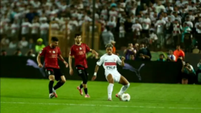 الزمالك يتقدم على اتحاد العاصمة بهدف في شوط نهائي الكونفدرالية
