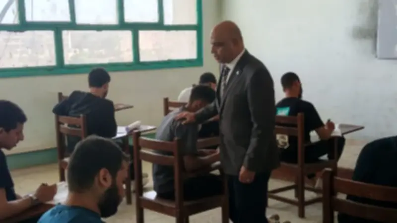 انتظام امتحانات الفصل الدراسي الثاني بجامعة قنا في جولة تفقدية