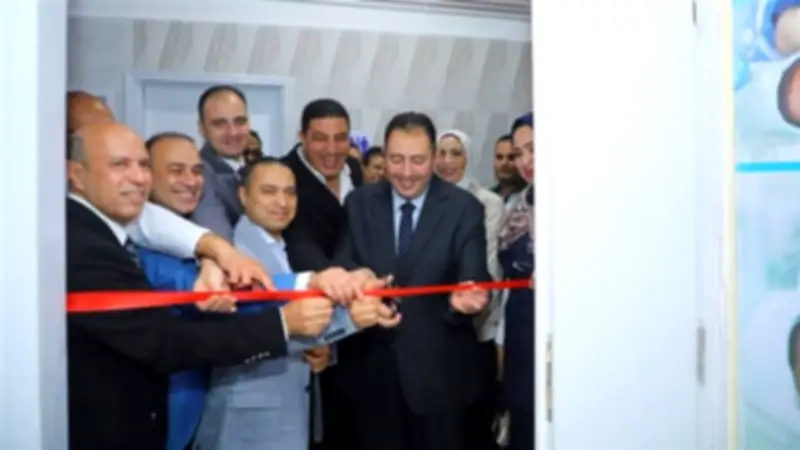 محافظ دمياط يفتتح مشروعات صحة ورياضة احتفالاً بالعيد القومي