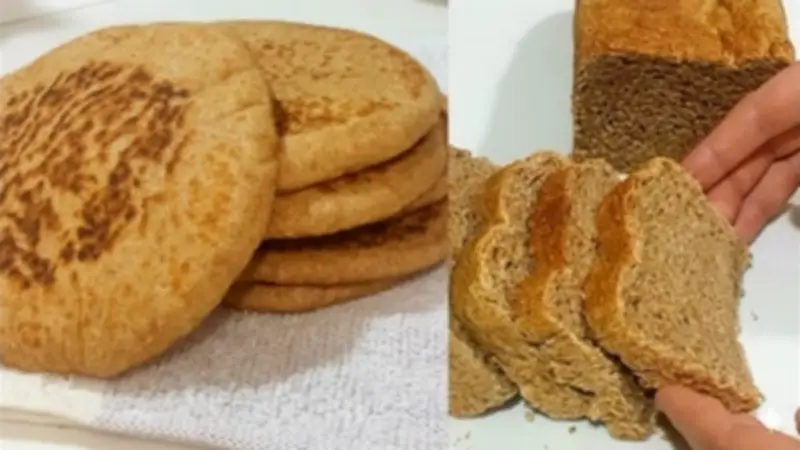 طريقة عمل خبز الحبة الكاملة في البيت بمكونات بسيطة