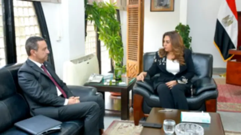وزيرة التنمية المحلية تتابع مشروعات حياة كريمة واستعدادات العيد مع محافظ المنوفية