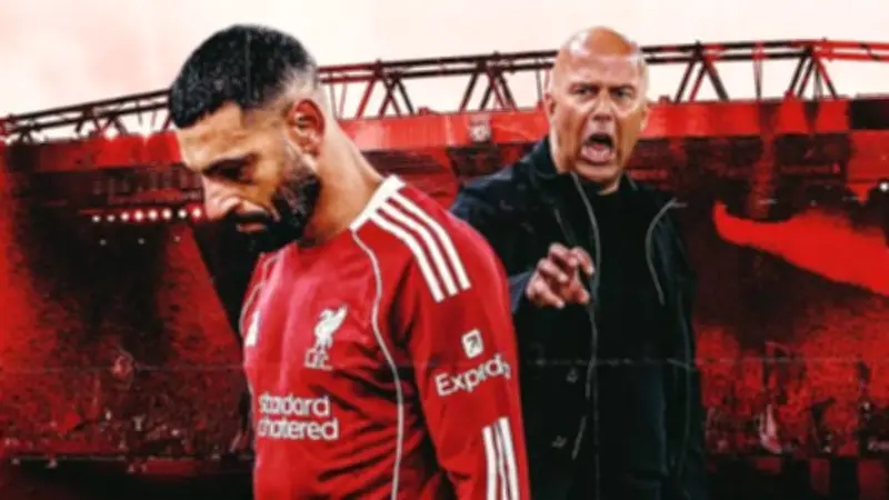 سلوت يدرس معاقبة محمد صلاح بإبعاده عن التشكيل الأساسي