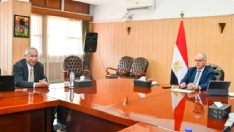 وزير الري يلتقي مستشار إمبراطور اليابان لبحث التنسيق ضمن حوار المياه والكوكب