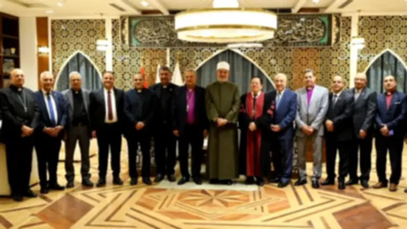 مفتي الجمهورية يستقبل رئيس الطائفة الإنجيلية مهنئًا بعيد الأضحى