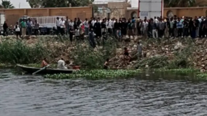 حادث سقوط سيارة ربع نقل في ترعة المريوطية والبحث عن السائق