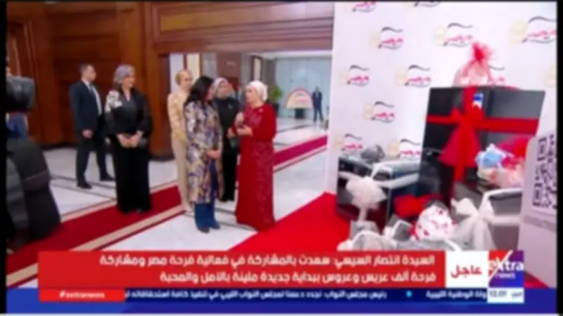 انتصار السيسي: سعدت بالمشاركة في فرحة مصر واللي يفرح الناس يفرحنا