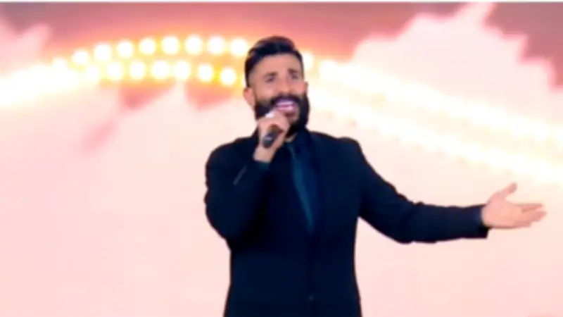 أحمد سعد يحيي احتفالية فرحة مصر بأغنية إيه اليوم الحلو ده