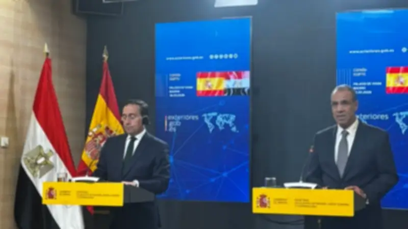 مشاورات سياسية بين وزيري خارجية مصر وإسبانيا في مدريد