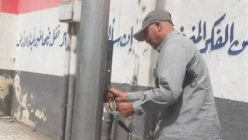 رفع كفاءة الإنارة العامة وصيانة الأعطال بعدد من شوارع دمنهور
