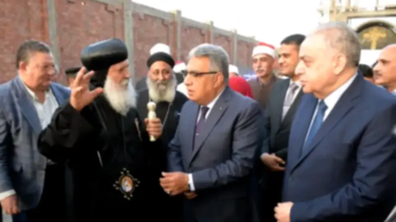 محافظ الدقهلية ومدير الأمن يحتفلان بذكرى القديسة دميانة ببلقاس