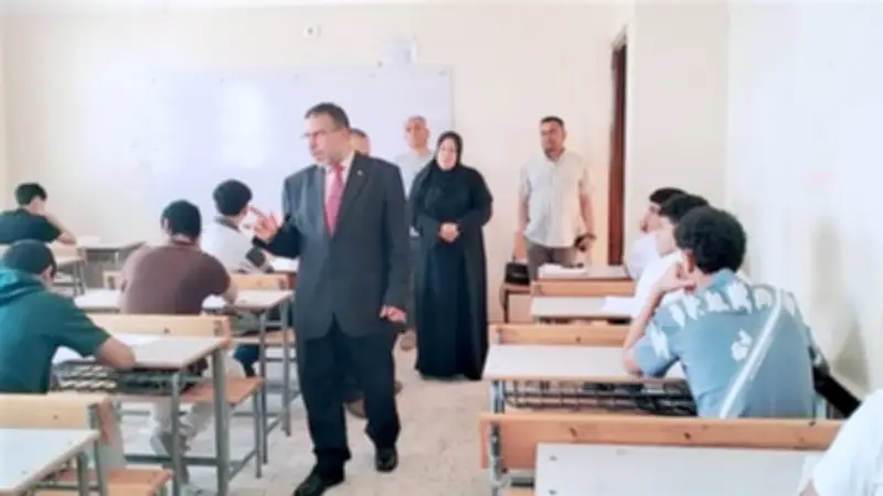 وكيل تعليم الدقهلية يتابع امتحانات النقل بمدارس شرق المنصورة