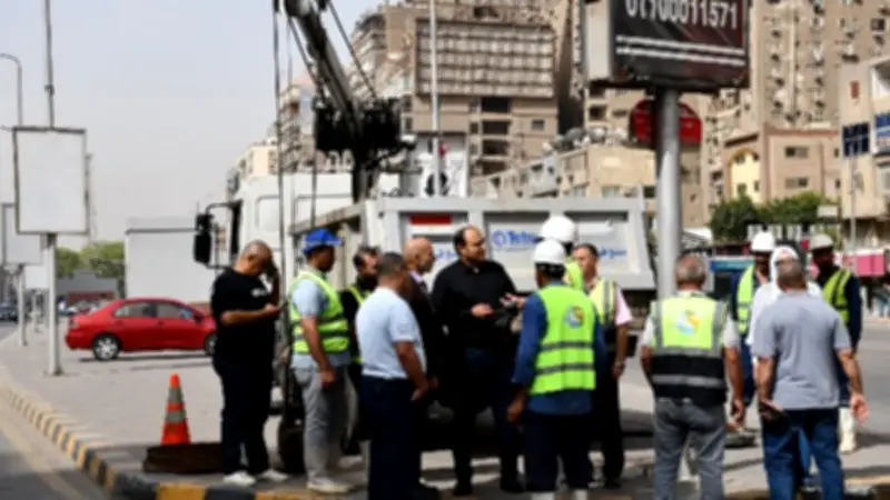 متابعة ميدانية لتطهير شبكات الصرف الصحي في الجيزة