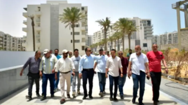 وزيرة الإسكان تتابع مشروعات العلمين الجديدة ومزارين ومارينا