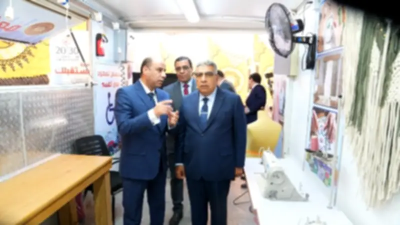افتتاح وحدة تدريب مهني متنقلة بقرية طيبة بنبروه لتأهيل الشباب مجانا