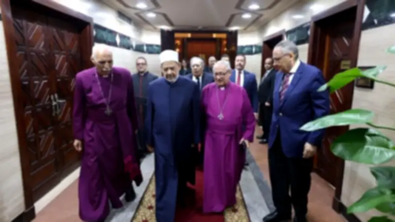 شيخ الأزهر يستقبل رئيس الكنيسة الأسقفية لتهنئة بعيد الأضحى