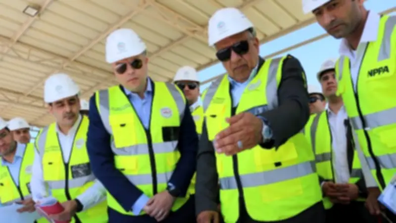 وزير الكهرباء يتفقد تطور الأعمال ومجريات تنفيذ مشروع الضبعة