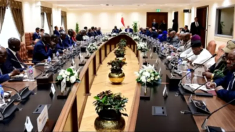 المستشار هشام بدوي يلتقي رئيس البرلمان السنغالي وسفراء أفريقيا بالقاهرة