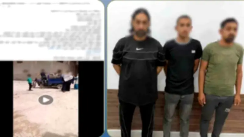 ضبط مالك شركة مقاولات ونجليه بالتعدي على جارهم بالشرقية