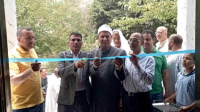 محافظ بني سويف ينيب رئيس مركز ناصر في افتتاح مسجد عبد الحميد مهران