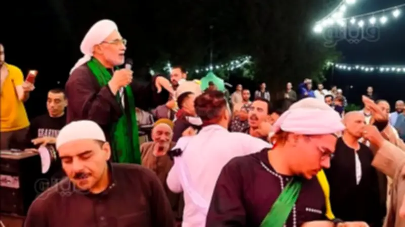 الشيخ محسن سلام يختتم مولد سيدي أبو نجيلة الطيار بالغربية