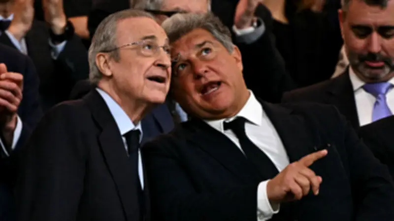بيريز يطلق حملته الانتخابية لرئاسة ريال مدريد مستلهما لابورتا