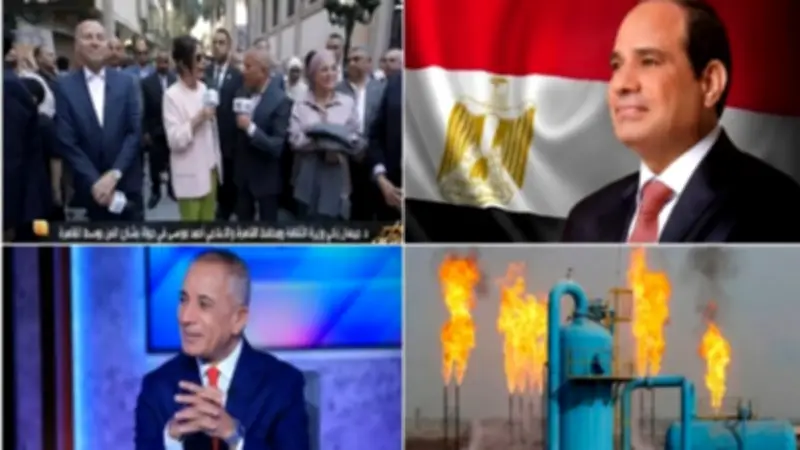 السيسي يؤكد احترام القانون الدولي للأنهار وأحمد موسى يصف شارع الفن بلوحة إبداعية