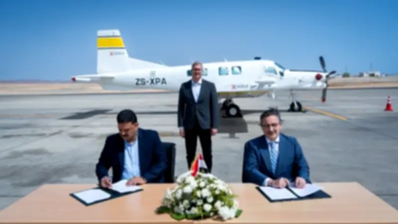 وزير البترول يشهد توقيع عقد المسح الجوي الشامل للثروات التعدينية