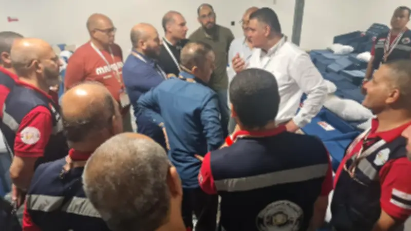 رئيس بعثة حج الجمعيات يؤكد على الالتزام بخطة التصعيد وفق الجدول الزمني