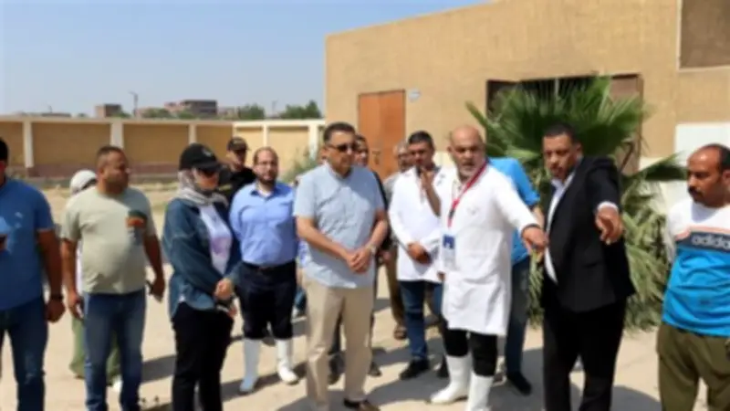 محافظ القليوبية يتفقد مجازر الخانكة والقلج استعداداً لعيد الأضحى