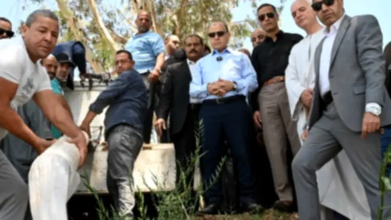 محافظ الغربية يطلق مليون زريعة بلطي نيلي بفرع دمياط في ميت بدر حلاوة