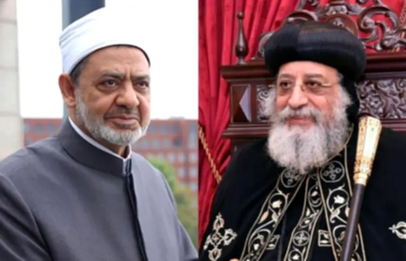 البابا تواضروس يهنئ شيخ الأزهر ووزير الأوقاف والمفتي بعيد الأضحى