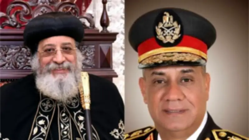 البابا تواضروس يهنئ وزير الدفاع بعيد الأضحى المبارك
