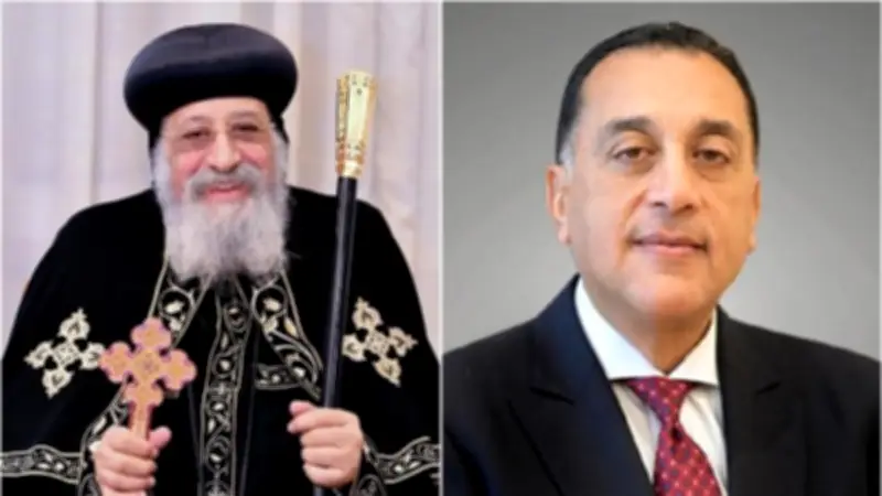البابا تواضروس يهنئ مدبولي بعيد الأضحى المبارك