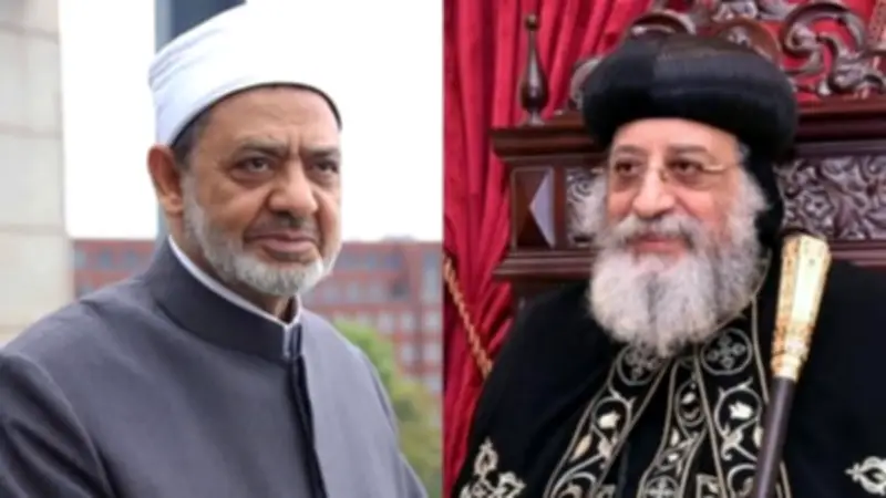 البابا تواضروس يهنئ شيخ الأزهر بعيد الأضحى المبارك