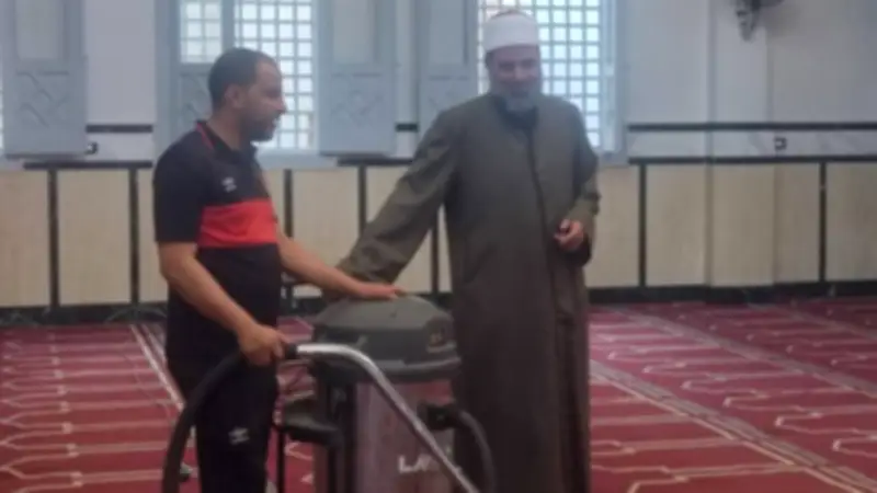 حملة موسعة لتجهيز مساجد كفر الشيخ استعدادًا لعيد الأضحى