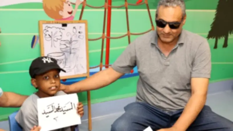 مستشفى شفاء الأورمان بالأقصر تنظم ورشة خط عربي للأطفال مرضى السرطان