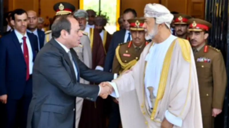 السيسي وسلطان عمان يؤكدان تعزيز التعاون في كافة المجالات